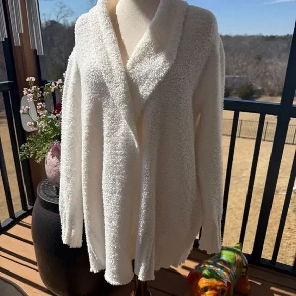 LILLY PULITZER " ZANI" FUZZY LONG CARDIGAN NWOT - Picture 5 of 6